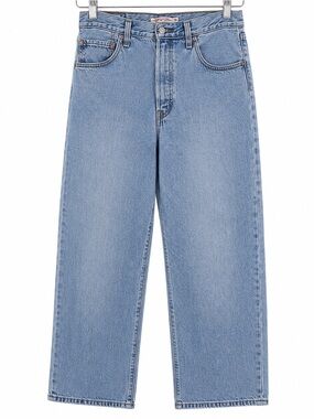 Levi’s Jean ribcage straight ankle size 30 button front light wash casual denim